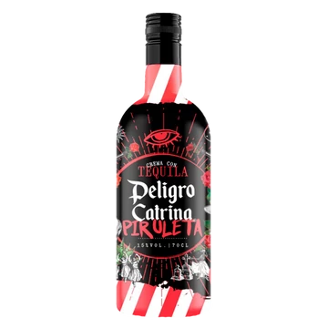 Peligro Catrina teq. krémlikőr nyalóka ízű 0,7 l 15%