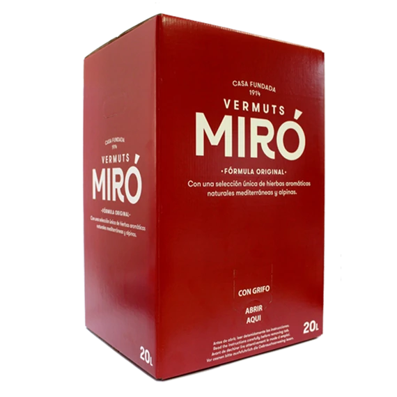 Miró Rosso vermut 20 l 15% (Bag in box)