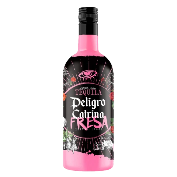 Peligro Catrina teq. krémlikőr epres 0,7 l 15%